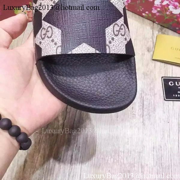 Gucci Slippers Leather GG763 Pentagramme