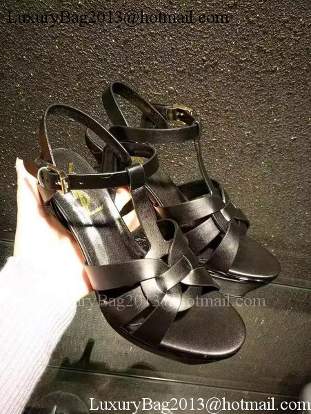 Yves Saint Laurent 20mm Platform 130mm Sandal YSL305 Black