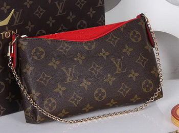 Louis Vuitton M41638  Monogram Canvas PALLAS CLUTCHES Red