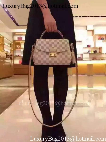 Louis Vuitton N41581 Damier Azur Canvas CROISETTE Bag