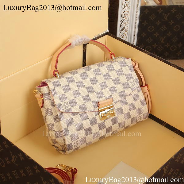 Louis Vuitton N41581 Damier Azur Canvas CROISETTE Bag