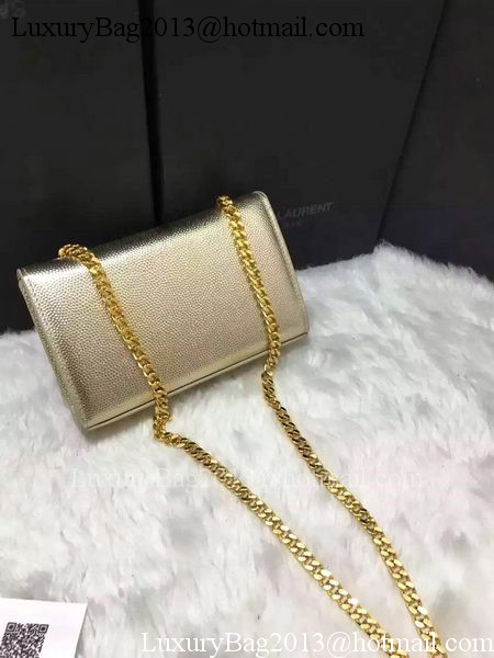 Yves Saint Laurent Cross-body Shoulder Bag Y9012 Gold