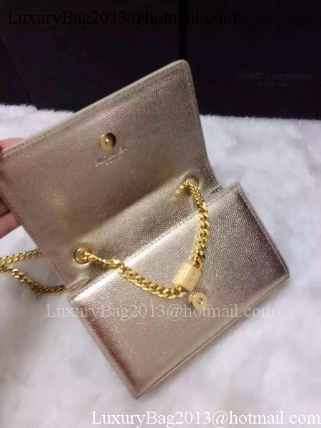 Yves Saint Laurent Cross-body Shoulder Bag Y9013 Gold