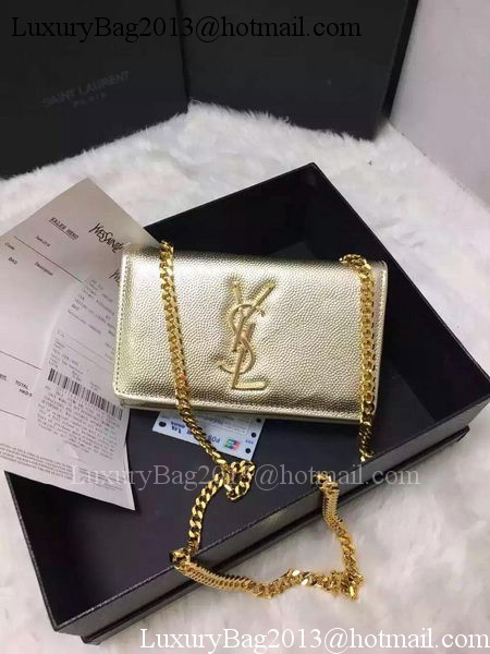 Yves Saint Laurent Cross-body Shoulder Bag Y9013 Gold