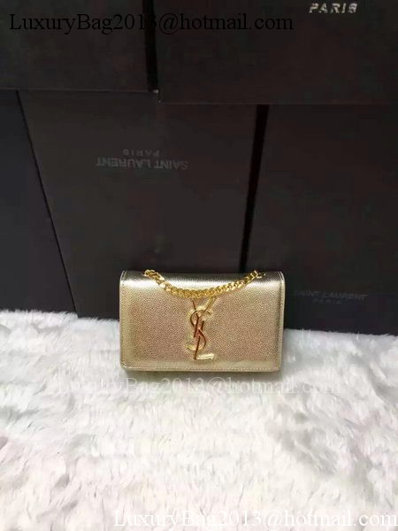 Yves Saint Laurent Cross-body Shoulder Bag Y9013 Gold