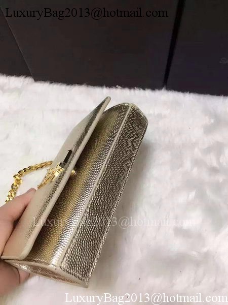 Yves Saint Laurent Cross-body Shoulder Bag Y9013 Gold