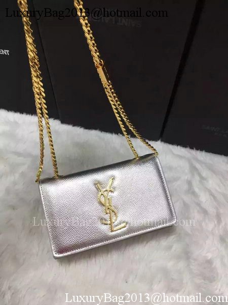 Yves Saint Laurent Cross-body Shoulder Bag Y9013 Silver