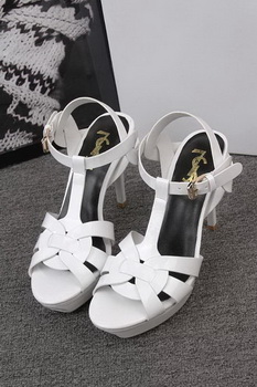 Yves Saint Laurent 100mm Sandal YSL293 White