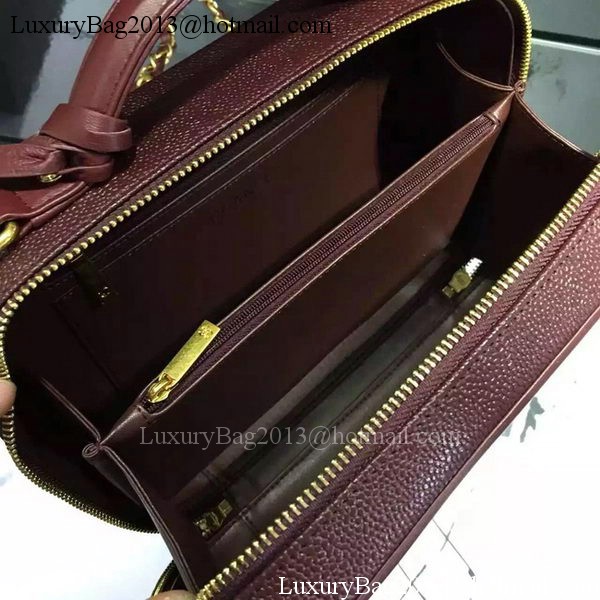 Chanel Shoulder Bag Original Calfskin Leather CHA6678 Burgundy