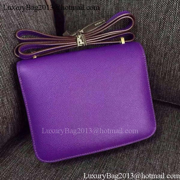 Hermes Constance Bag Calfskin Leather H9999 Violet