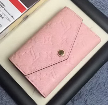 Louis Vuitton Monogram Empreinte COMPACT CURIEUSE WALLET M60568 Pink