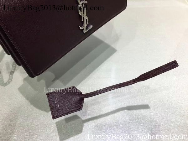 Yves Saint Laurent Cross-body Shoulder Bag Y13928 Purple