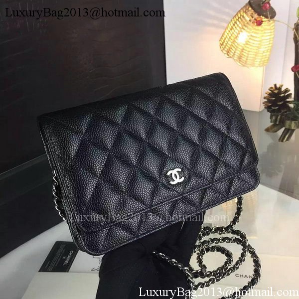 Chanel mini Flap Bag Cannage Pattern A8373 Black