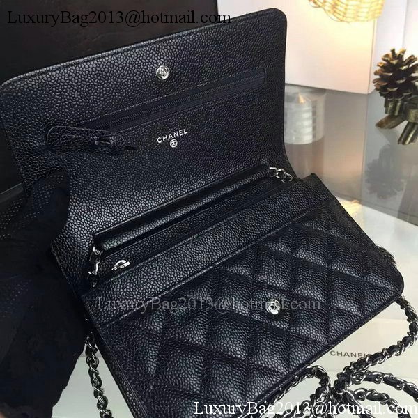 Chanel mini Flap Bag Cannage Pattern A8373 Black