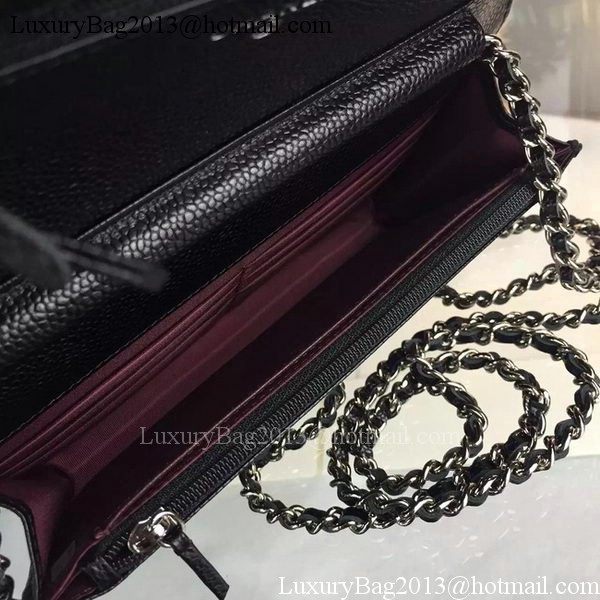 Chanel mini Flap Bag Cannage Pattern A8373 Black