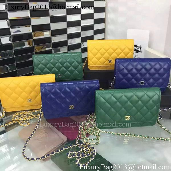 Chanel mini Flap Bag Cannage Pattern A8373 Green