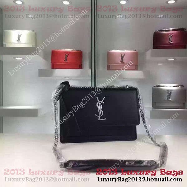 Yves Saint Laurent Cross-body Shoulder Bag Y8816 Black