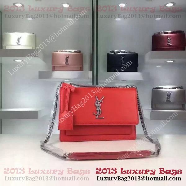 Yves Saint Laurent Cross-body Shoulder Bag Y8816 Red