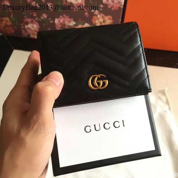 Gucci GG Marmont Card Case 443125 Black