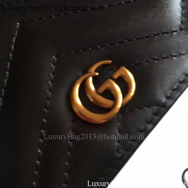 Gucci GG Marmont Card Case 443125 Black