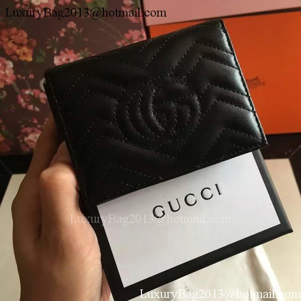 Gucci GG Marmont Card Case 443125 Black