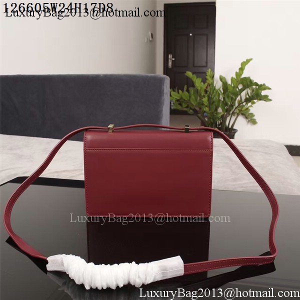 Yves Saint Laurent Monogramme Cross-body Shoulder Bag 126605 Burgundy