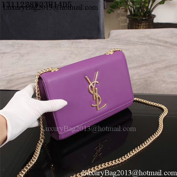 Yves Saint Laurent Monogramme Cross-body Shoulder Bag 1311228 Purple