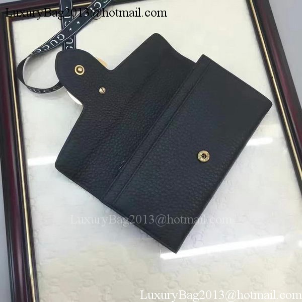 Gucci GG Marmont Continental Wallet 400586 Black