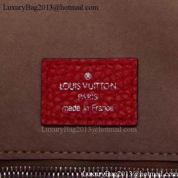 Louis Vuitton Mahina Leather BABYLONE CHAIN BB Bag M51223 Red