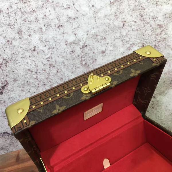 Louis Vuitton Monogram Canvas Treasure Box 40666 Red