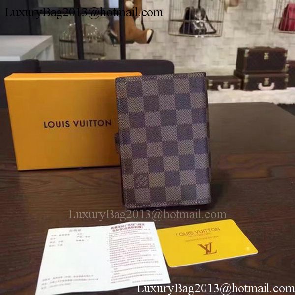 Louis Vuitton Damier Ebene Canvas DESK AGENDA NOTES REFILL N20006