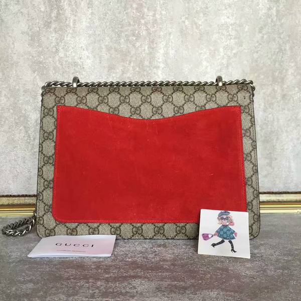 Gucci Dionysus GG Canvas Shoulder Bag 403348 Red