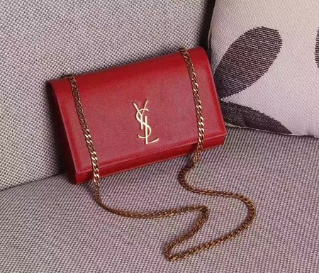 Saint Laurent mini Monogramme Cross-body Shoulder Bag 326076 Red