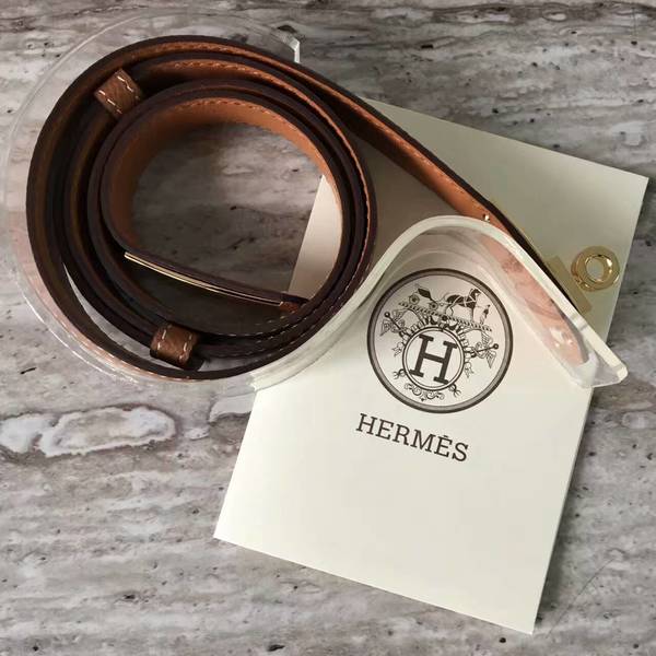 HERMES 1.7cm Original Leather Female Belt 17414a