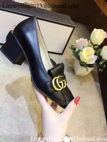 Gucci Casual Shoes Leather GG1127 Black