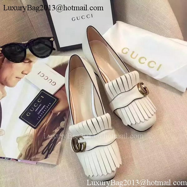 Gucci Casual Shoes Leather GG1127 White