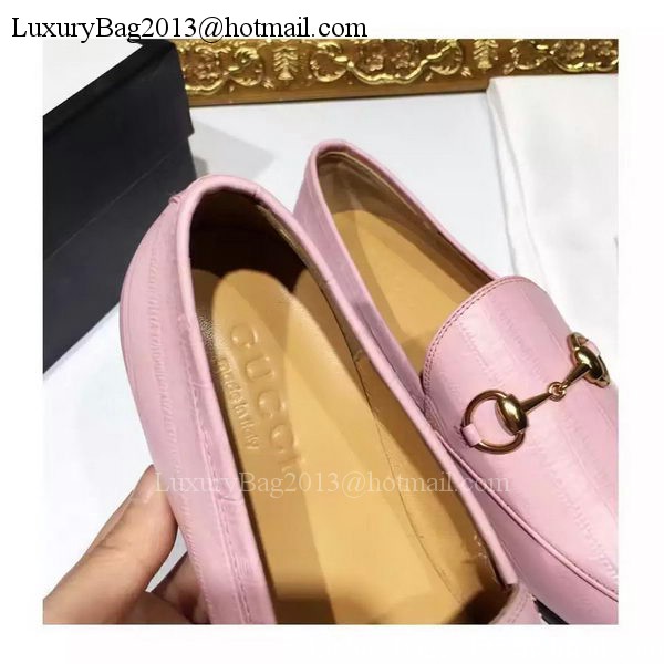 Gucci Casual Shoes Leather GG1130 Pink