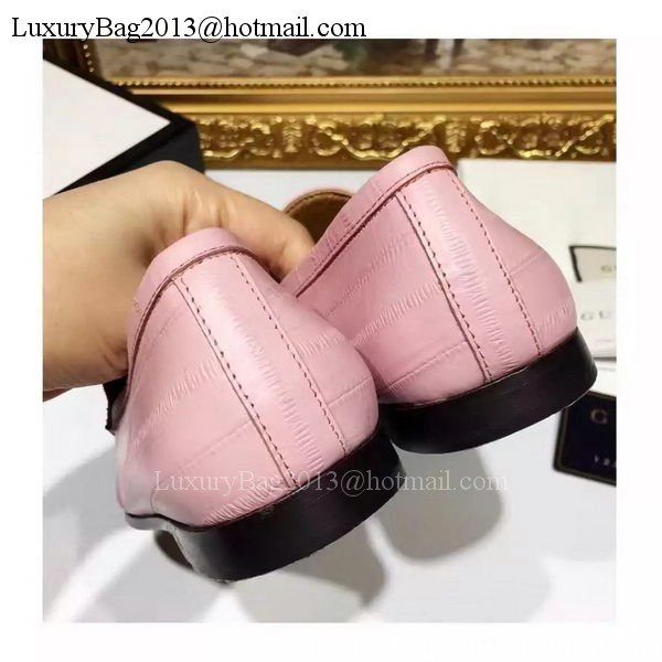 Gucci Casual Shoes Leather GG1130 Pink