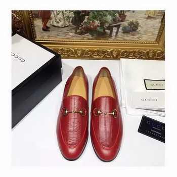 Gucci Casual Shoes Leather GG1130 Red