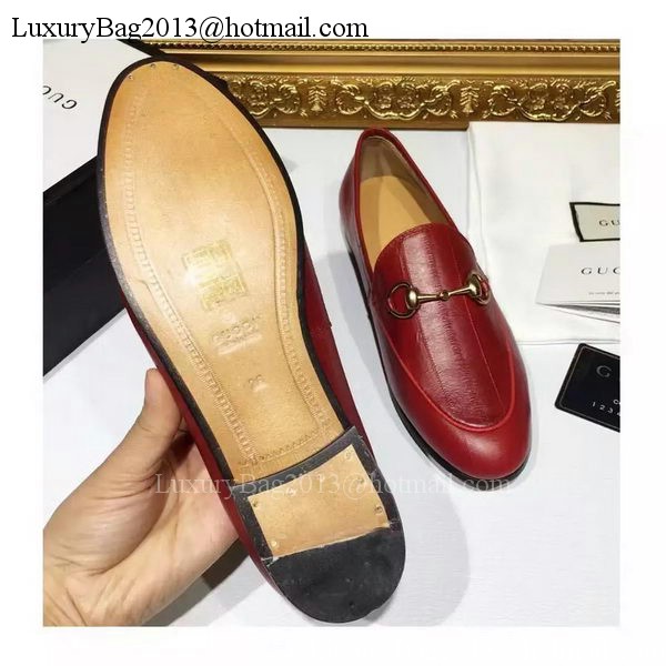 Gucci Casual Shoes Leather GG1130 Red