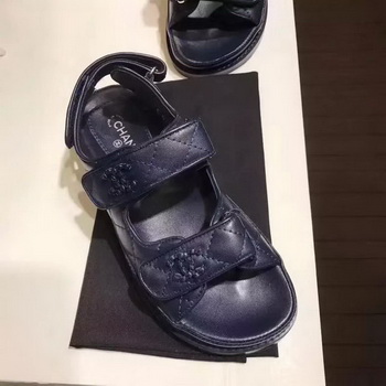 Chanel Sandal Leather CH2090 Royal