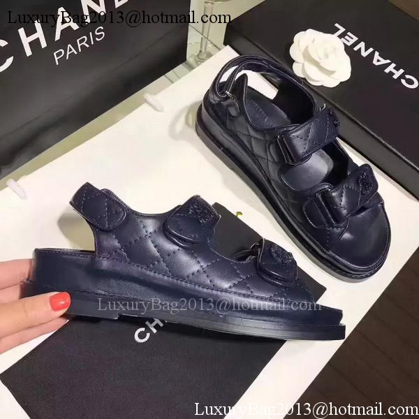 Chanel Sandal Leather CH2090 Royal