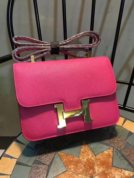 Hermes Constance Bag Calfskin Leather H9978 Rose