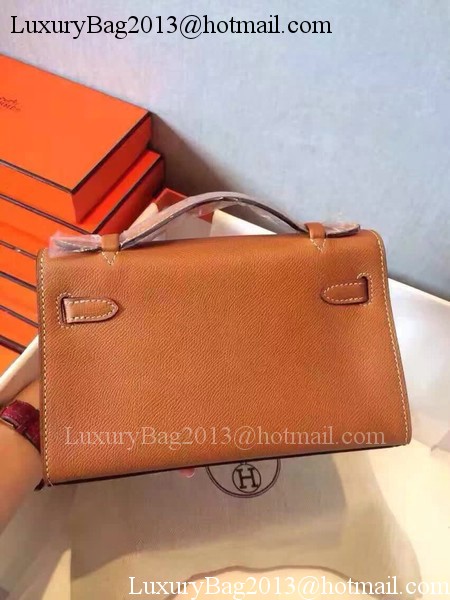 Hermes Kelly 22cm Tote Bag Original Leather KL22 Wheat