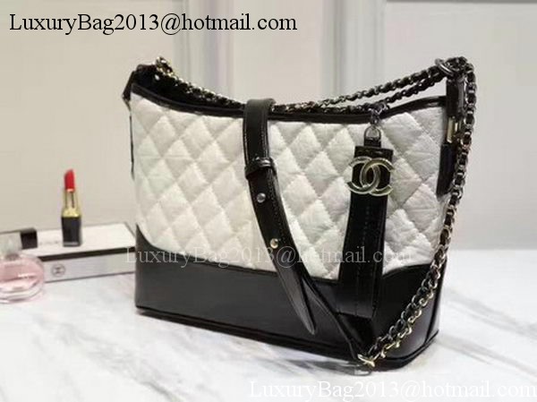 Chanel Medium Shoulder Bag Sheepskin Leather A93826 White