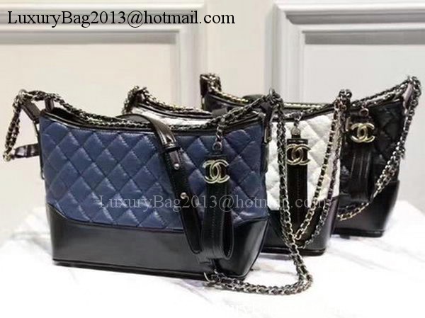 Chanel Small Shoulder Bag Sheepskin Leather A93825 Blue