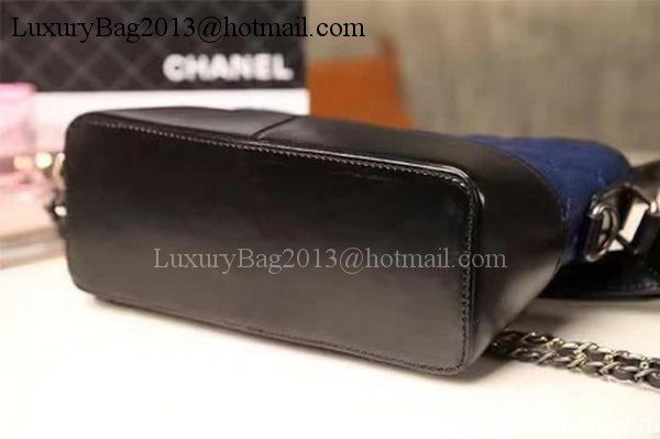 Chanel Small Shoulder Bag Sheepskin Leather A93825 Blue