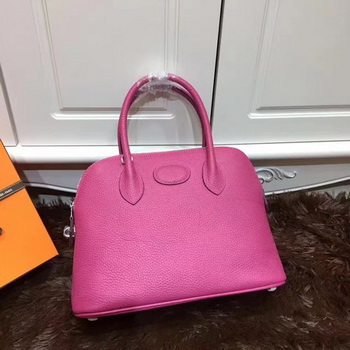 Hermes Bolide 31CM Calfskin Leather Tote Bag B3302 Rose