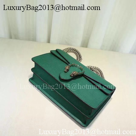 Gucci Dionysus Blooms Leather Shoulder Bag 400249 Green