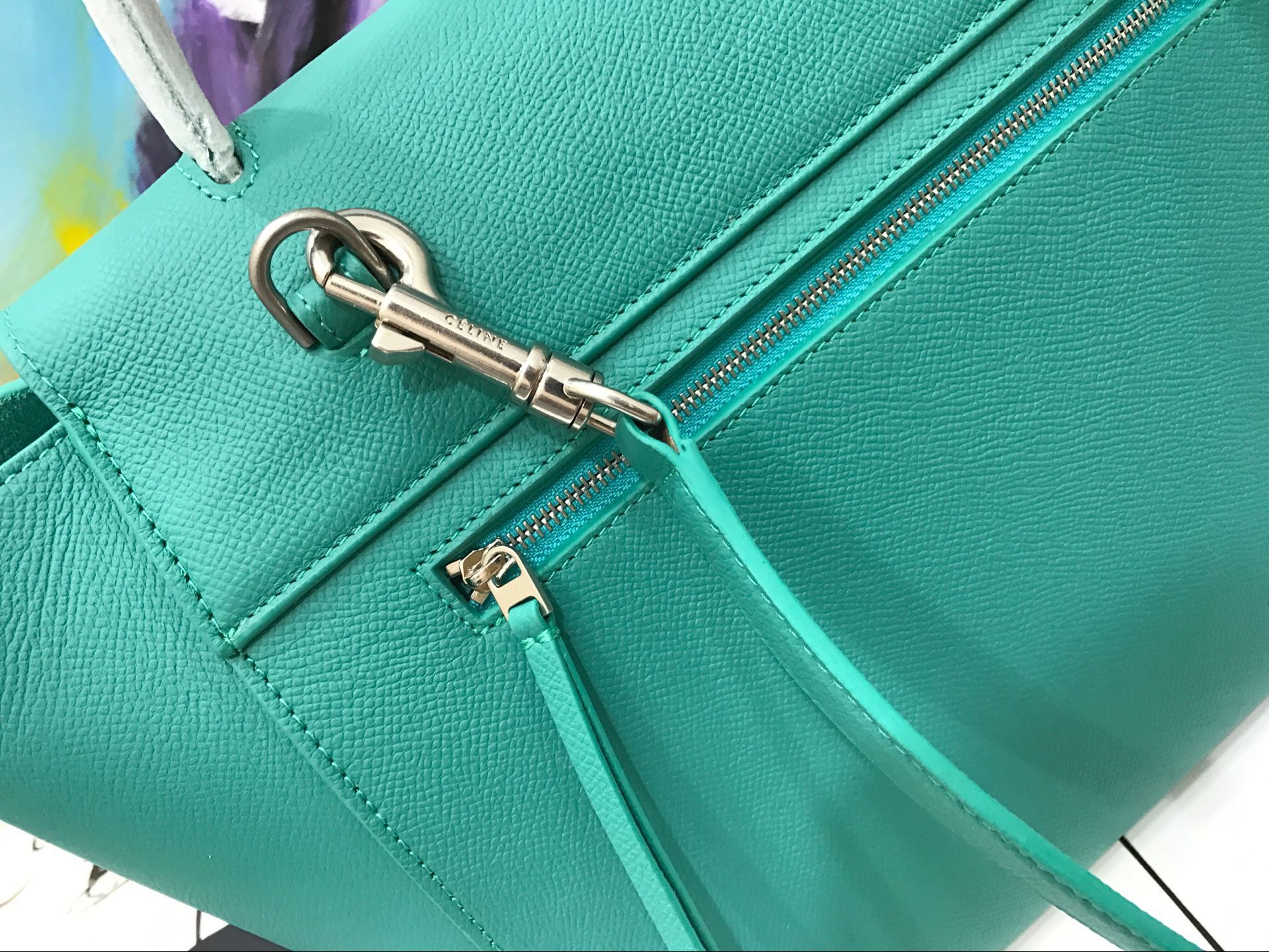 Celine Belt Bag Original Leather C98312 Green